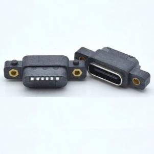 SMT USB Type-C 6P IPX7 suv o'tkazmaydigan ulagichi KLS1-PUB-007